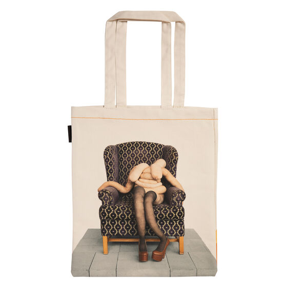 Sarah Lucas Bunny sculptures tote bag